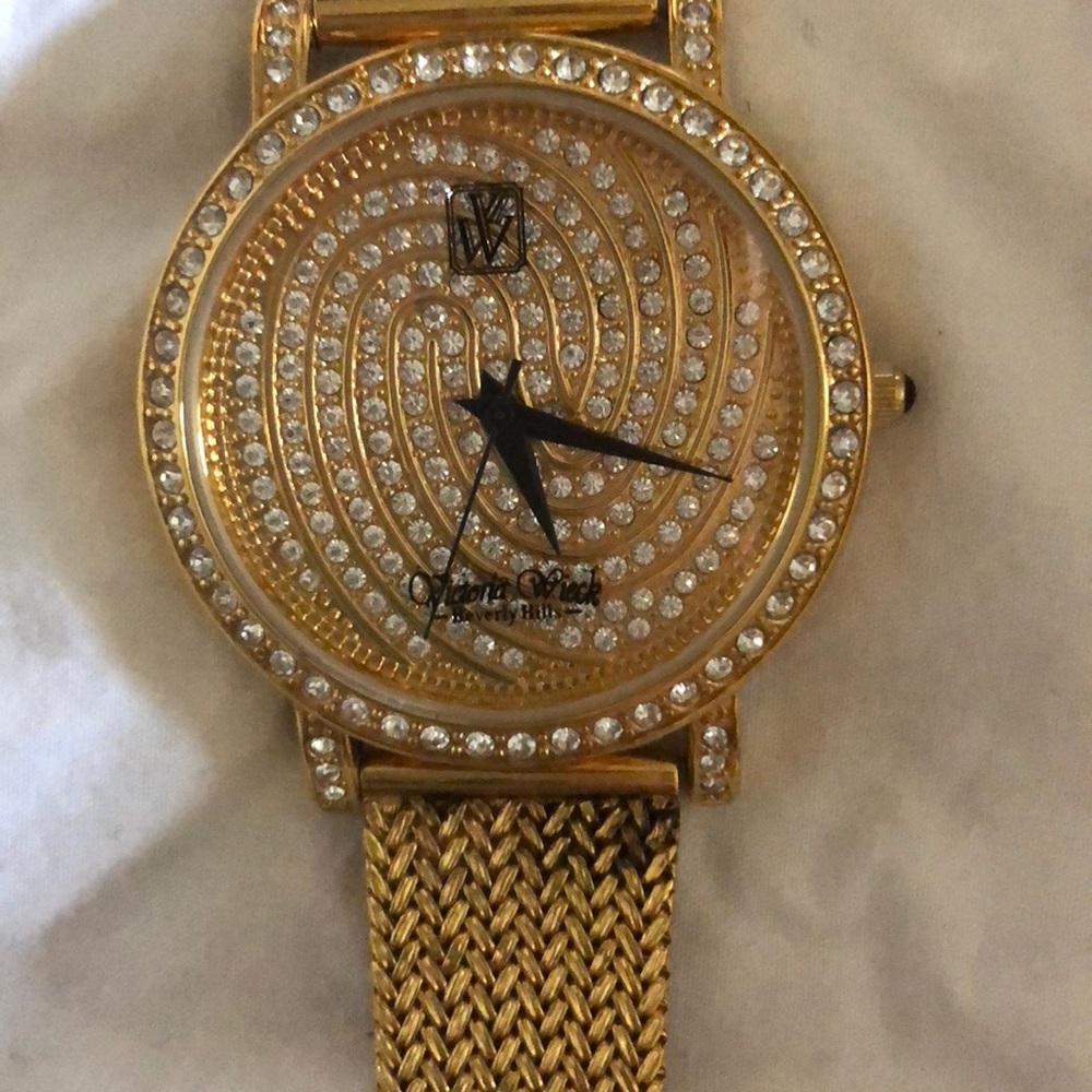 Victoria Wieck Gold Thumbprint Watch